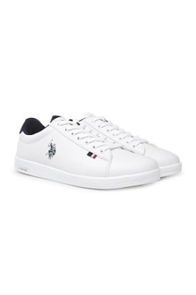 Us Polo A10126596312010 3m Franco Gsn 3fx Beyaz Lacivert Unisex Sneaker Ayakkabı resmi