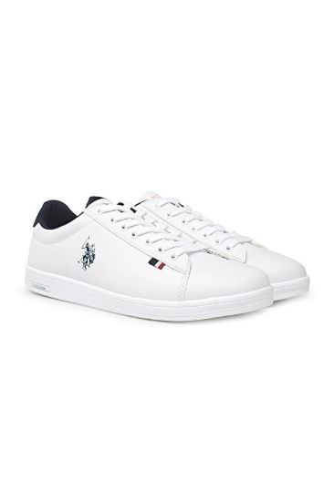 Us Polo A10126596312010 3m Franco Gsn 3fx Beyaz Lacivert Unisex Sneaker Ayakkabı resmi