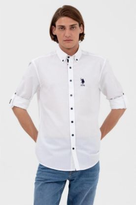 Us Polo Assn Dokuma Erkek Gömlek 1579327 resmi