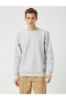 Dokulu Etiketli Sweatshirt resmi