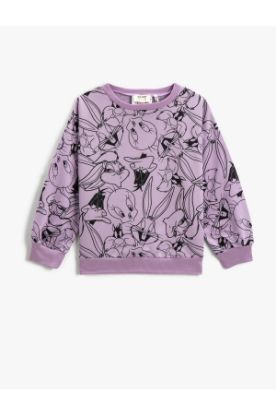 Looney Tunes Baskılı Lisanslı Sweatshirt resmi